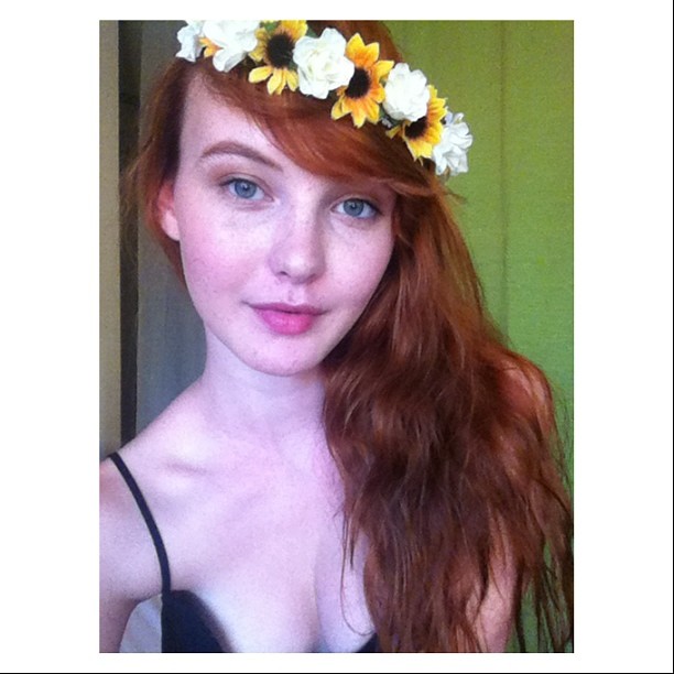 Gorgeous Ginger Model