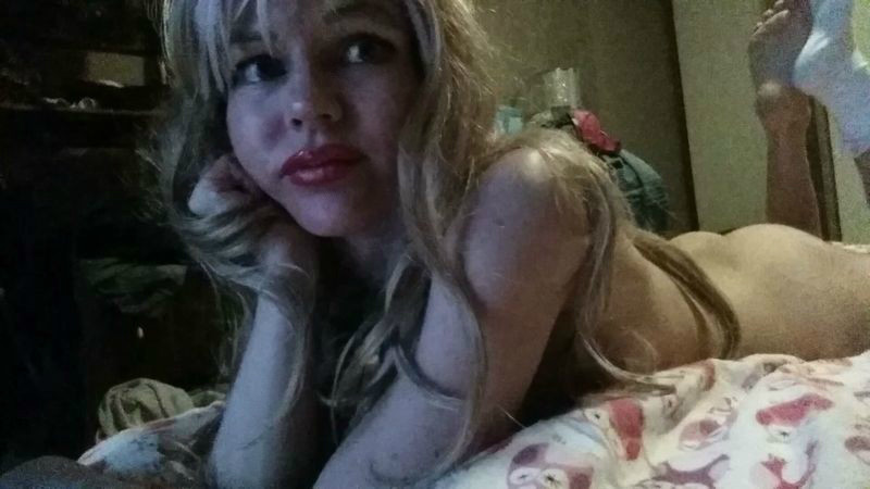 Pale Blonde Tiny Ass and Shaven Slit