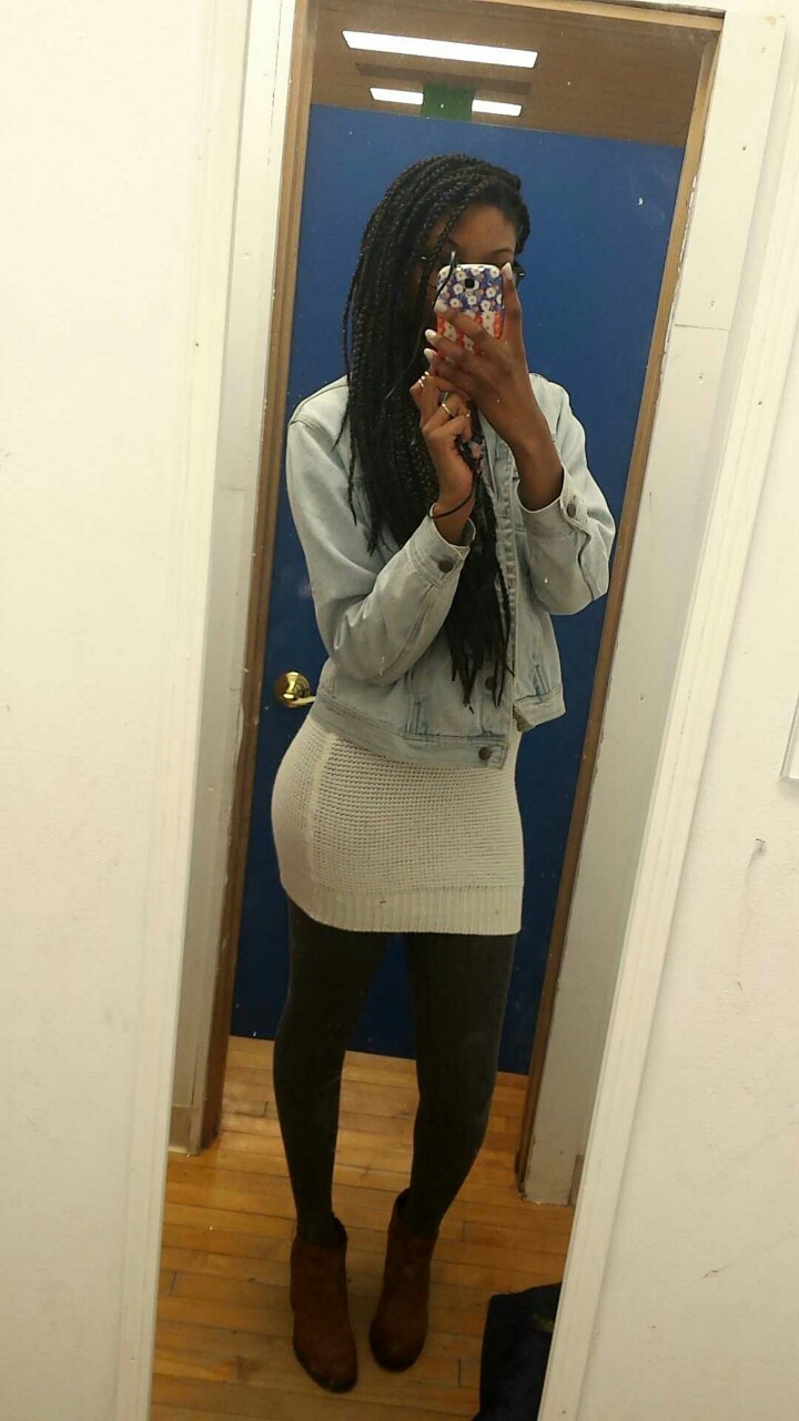 Big Breasted Ebony Selfies