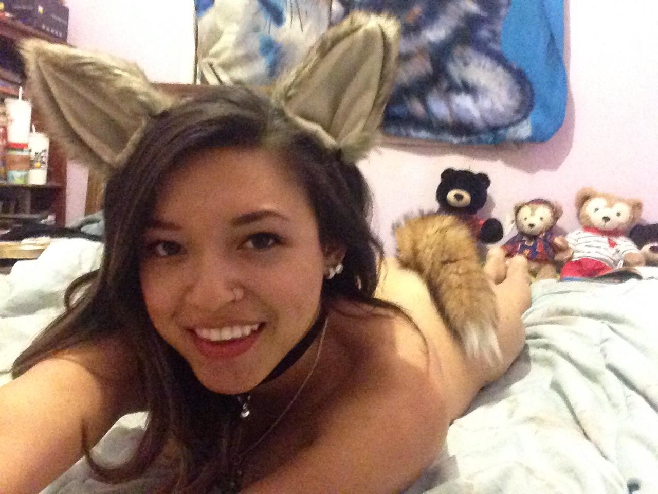 Fetish For Fur Brunette