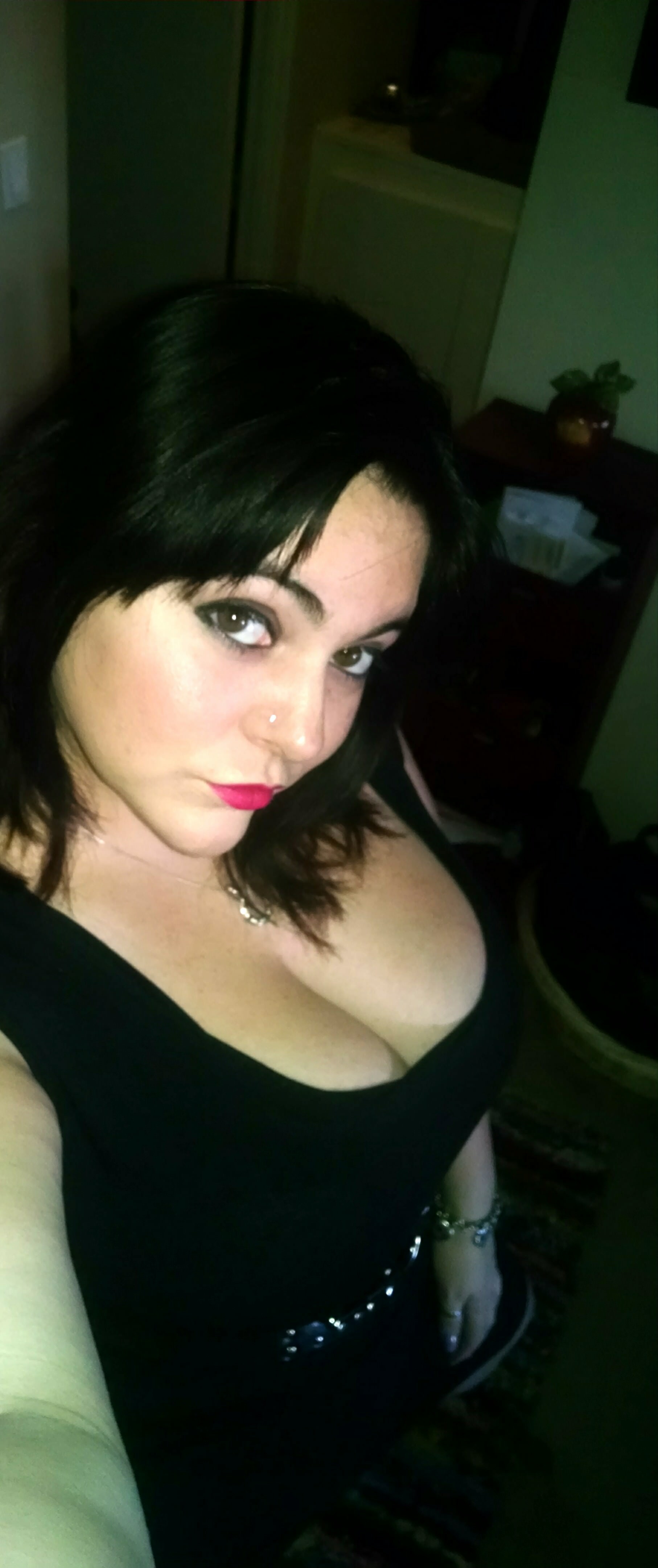 Pretty Brunette Enormous Naturals Wow