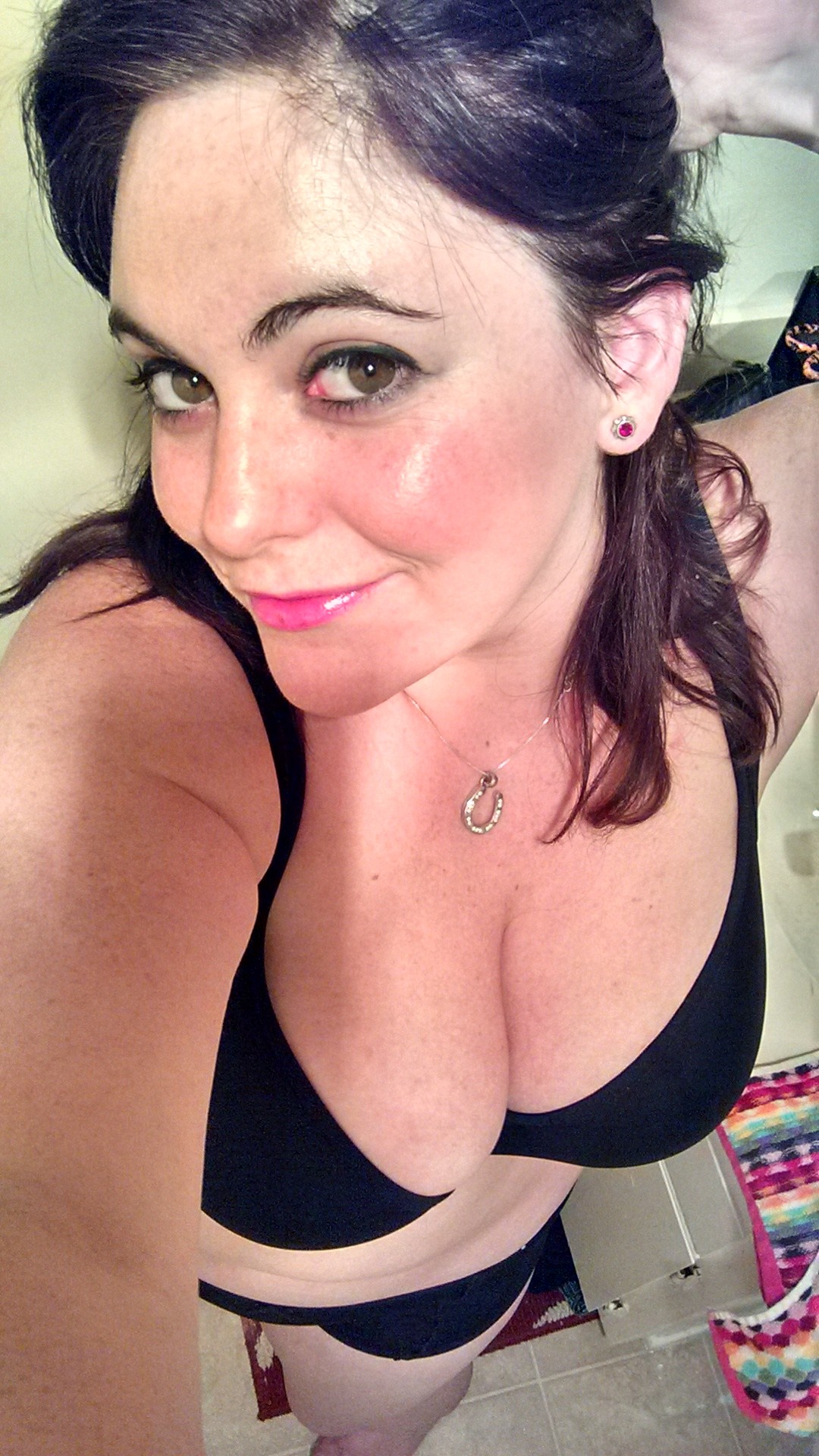 Pretty Brunette Enormous Naturals Wow