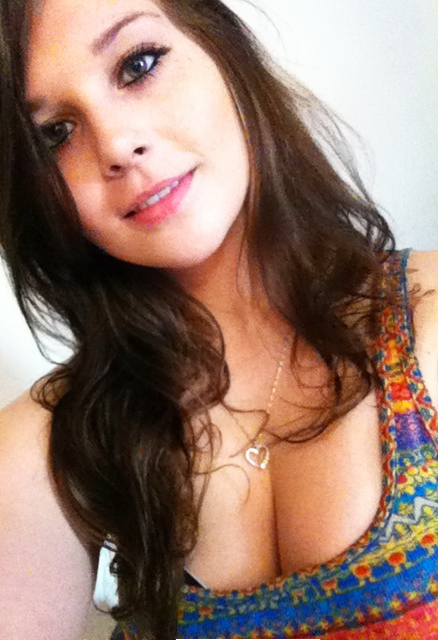 The Happy and Busty Coed