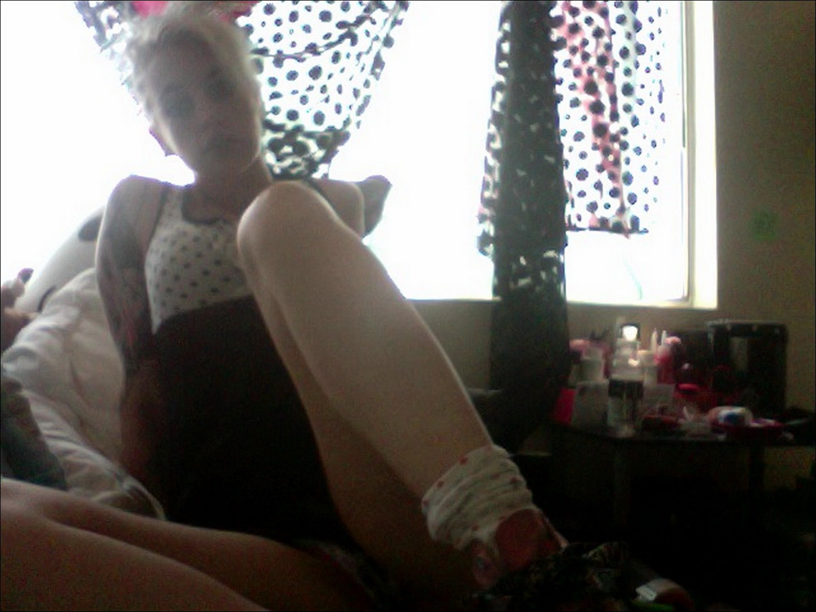 Big Tit Alt Punk Blonde Chick