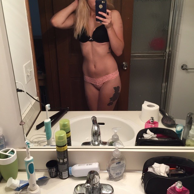 The Blonde Bra and Panties