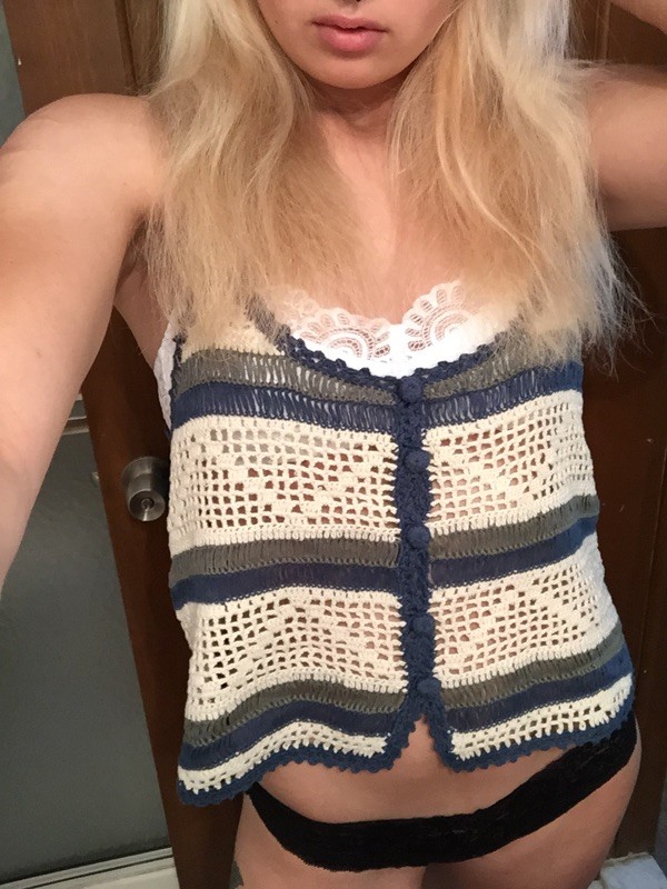 The Blonde Bra and Panties