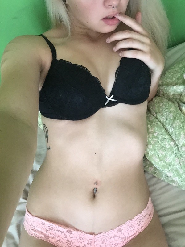 The Blonde Bra and Panties