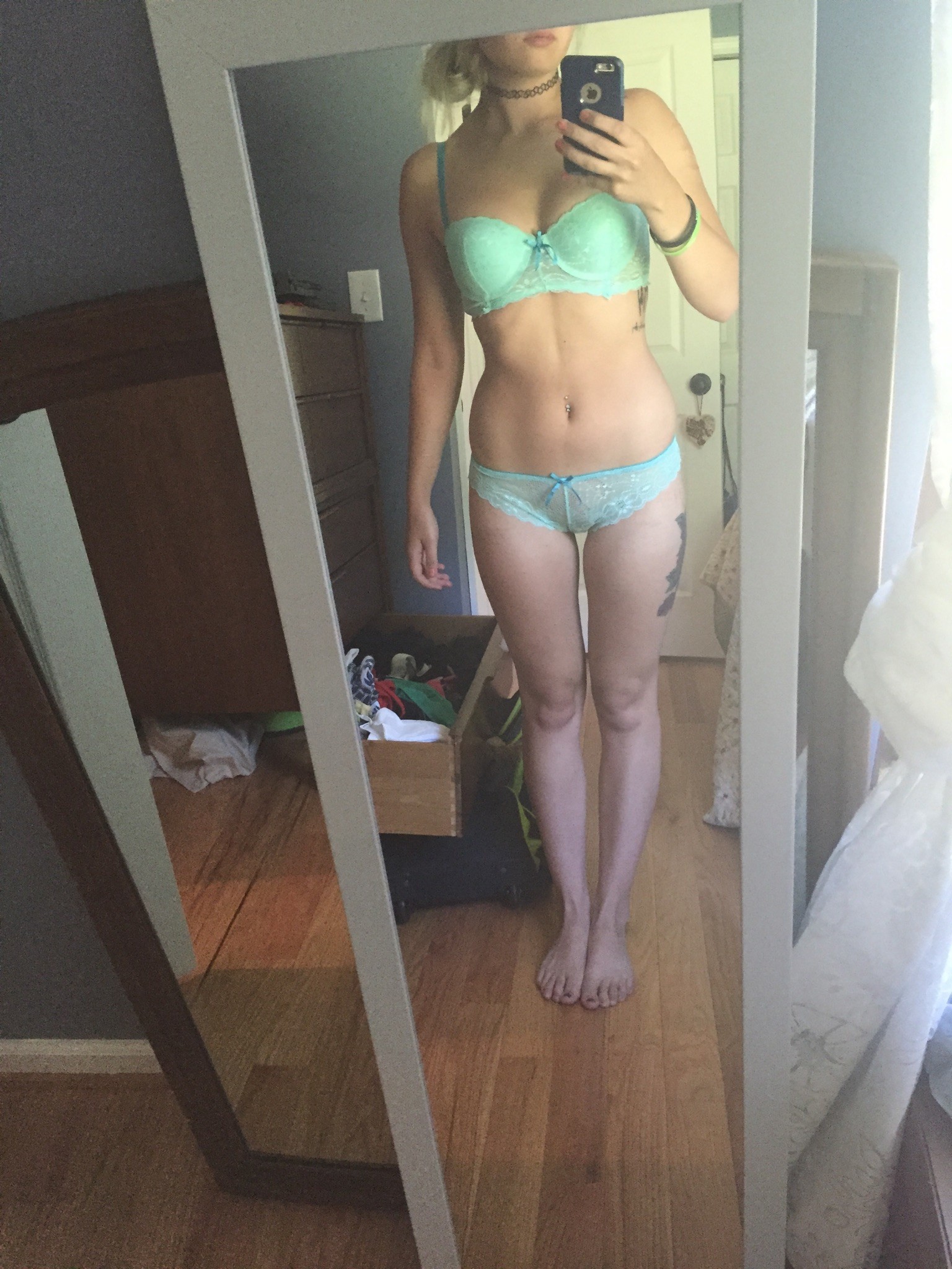 The Blonde Bra and Panties