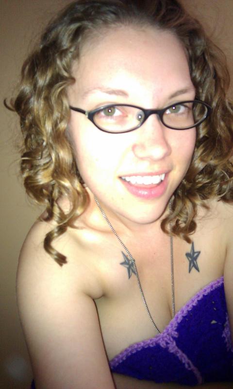 Big Tits Nerdy Girl with Hungry Mouth