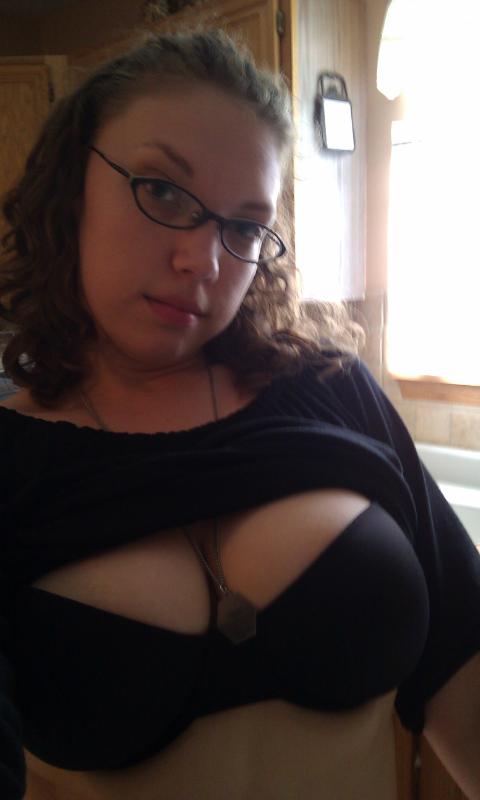 Big Tits Nerdy Girl with Hungry Mouth