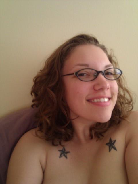 Big Tits Nerdy Girl with Hungry Mouth