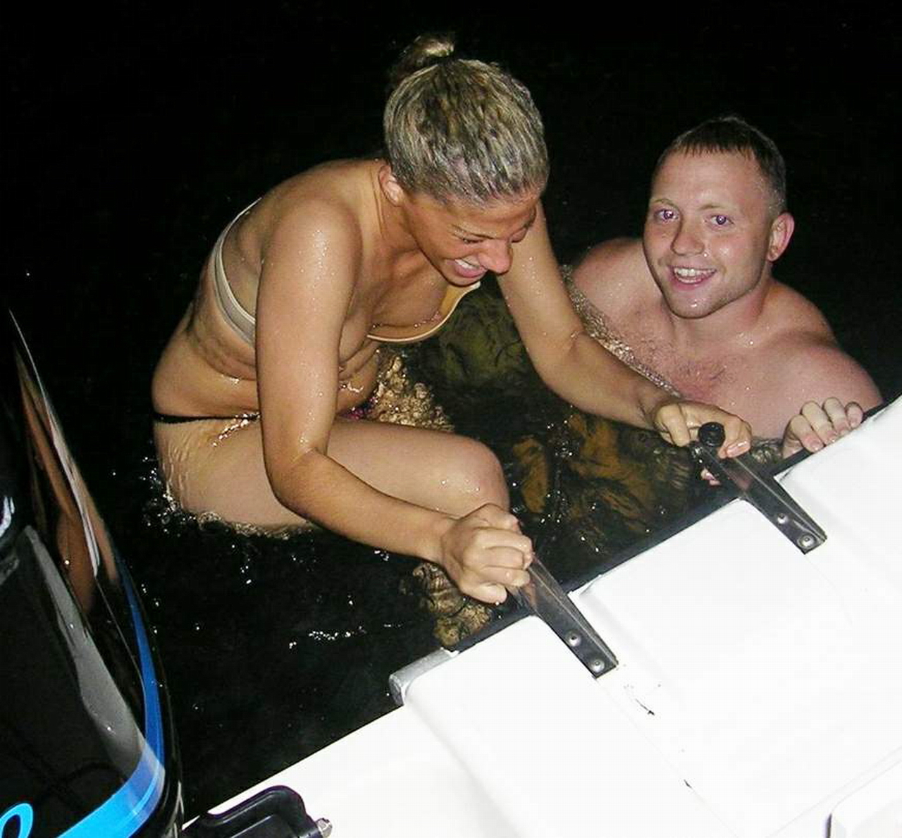 Unaware Nip Peek Downblouse 1