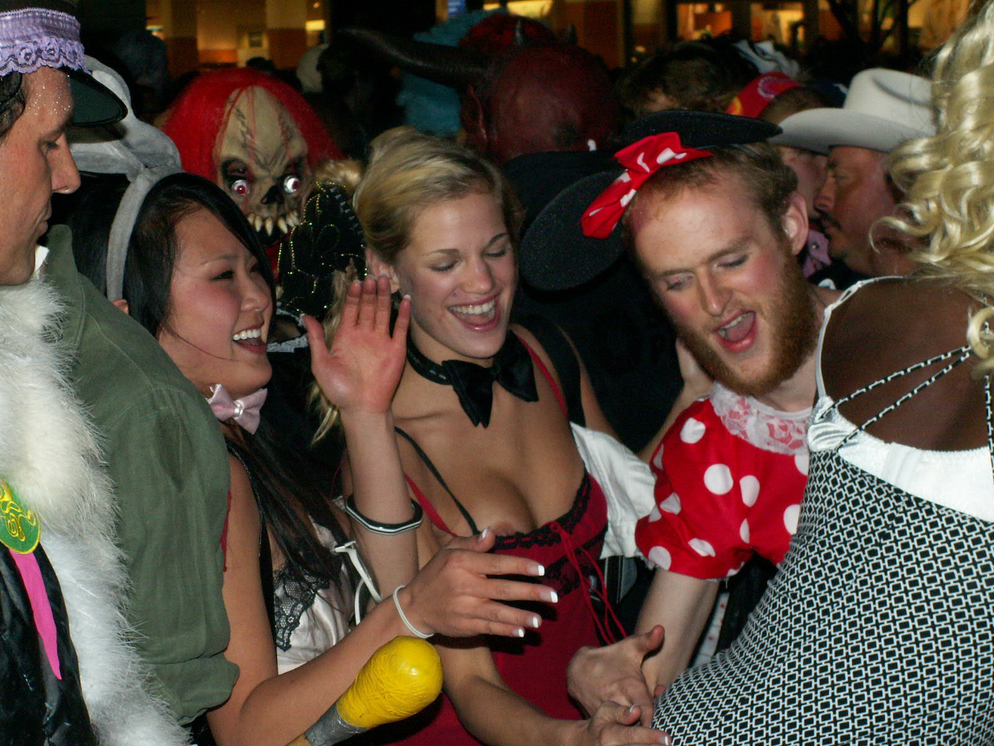 Unaware Nip Peek Downblouse 1