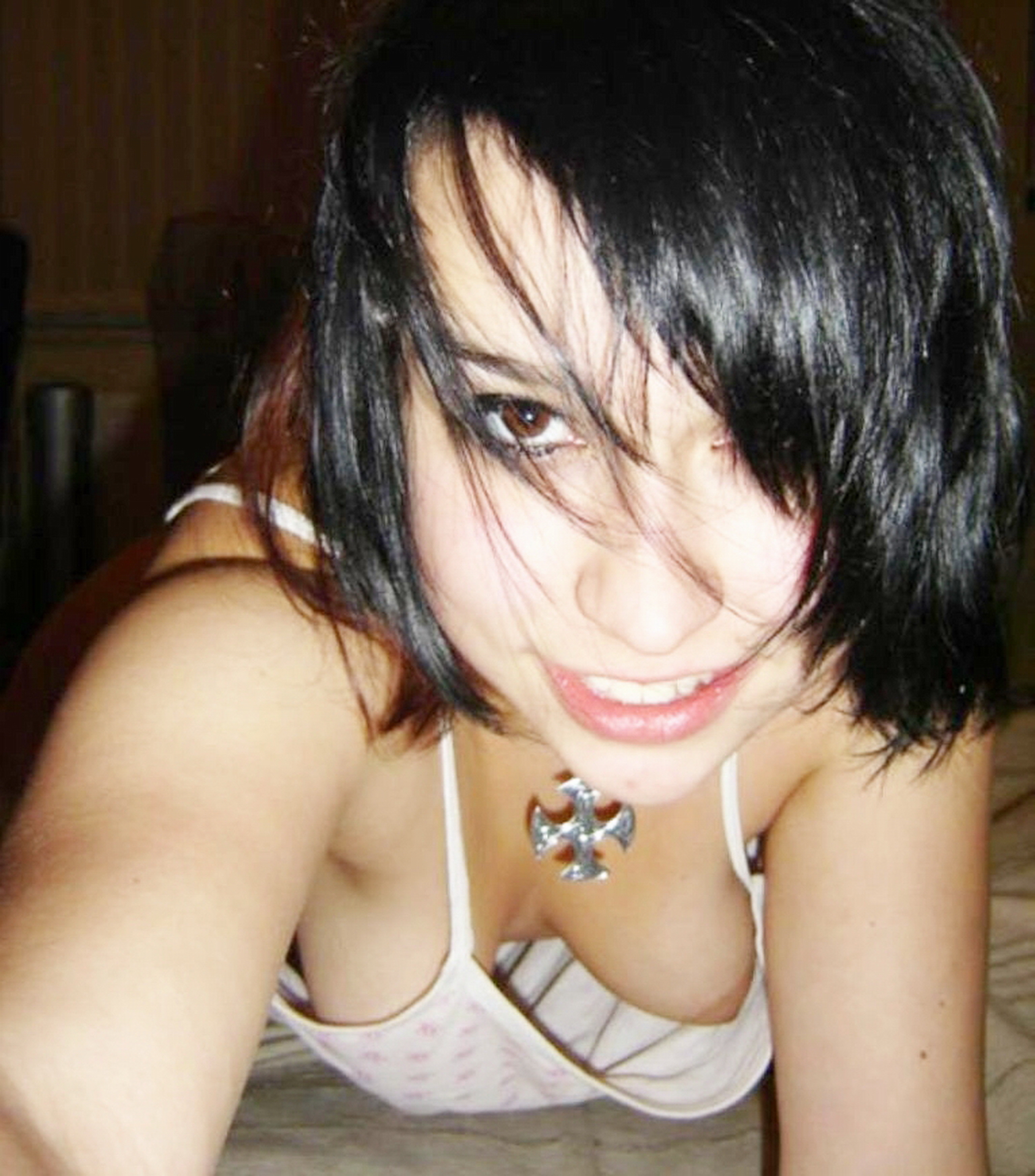 Unaware Nip Peek Downblouse 1