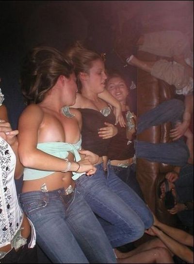 Unaware Nip Peek Downblouse 1