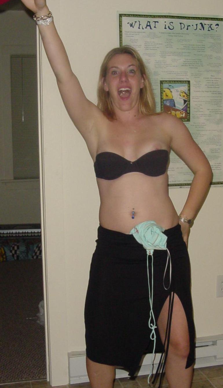 Unaware Nip Peek Downblouse 1