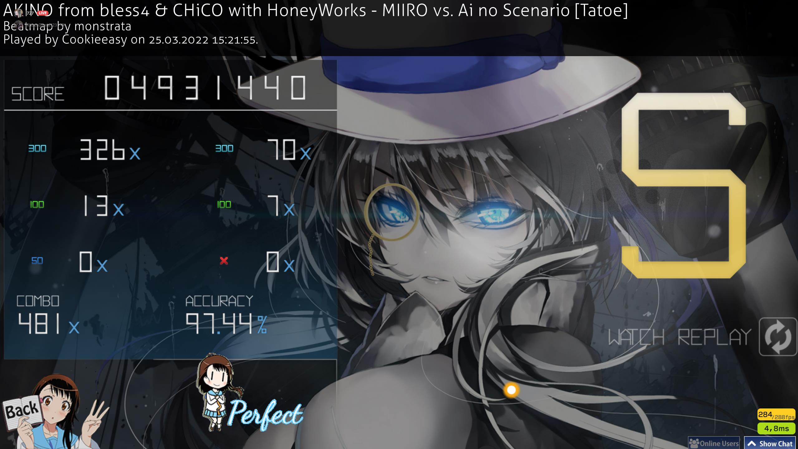 My first osu 200pp play