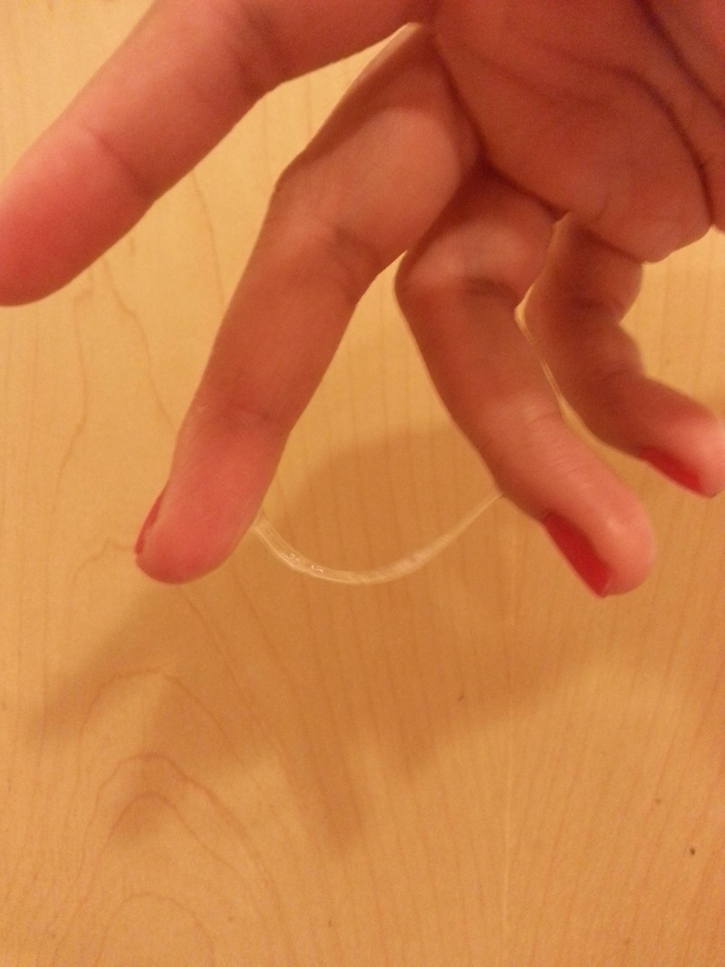 Super Wet Stringy Cum Asian