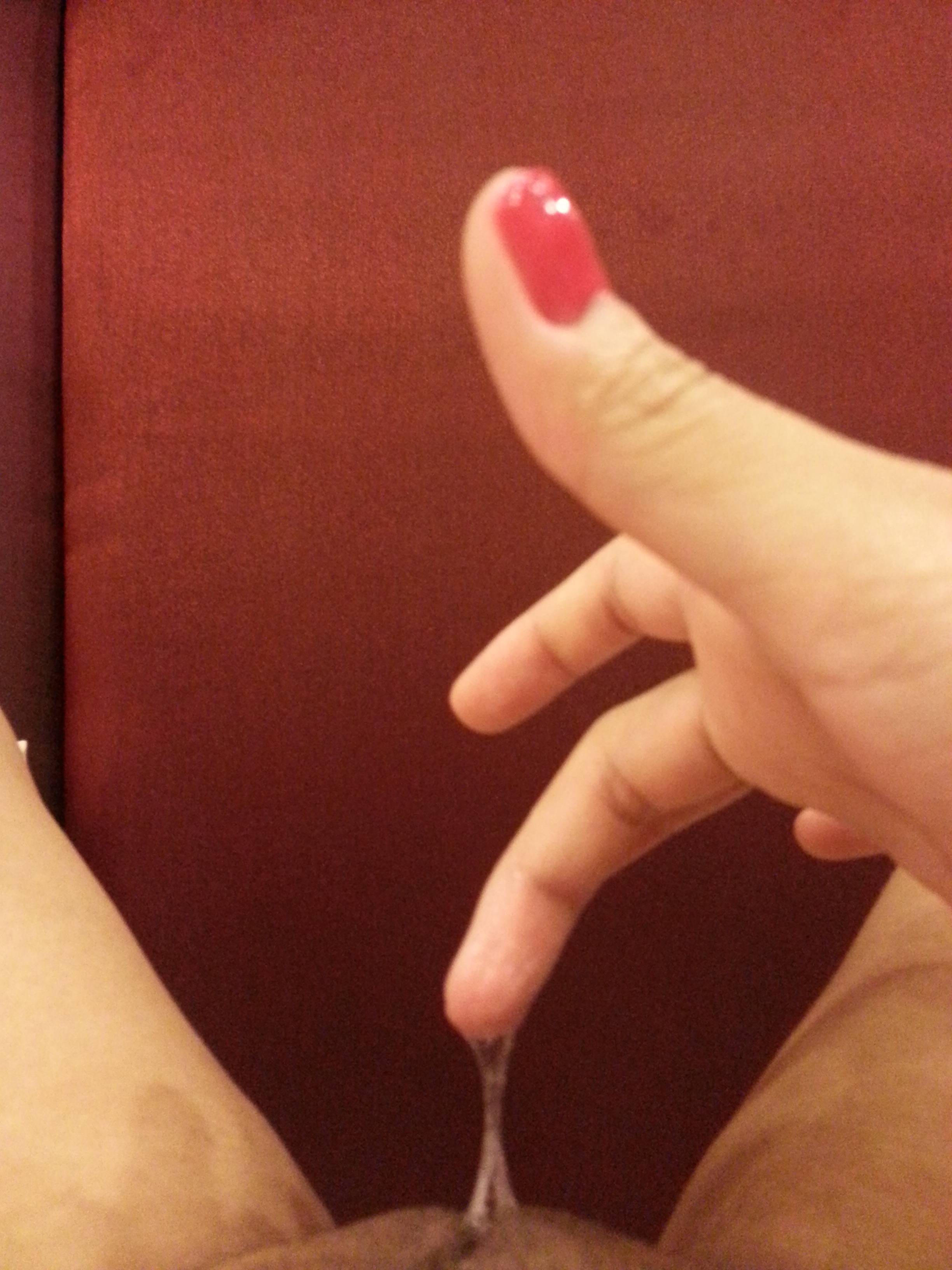 Super Wet Stringy Cum Asian