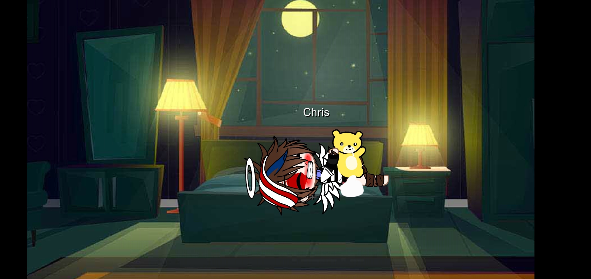 Chris fucking his plushie