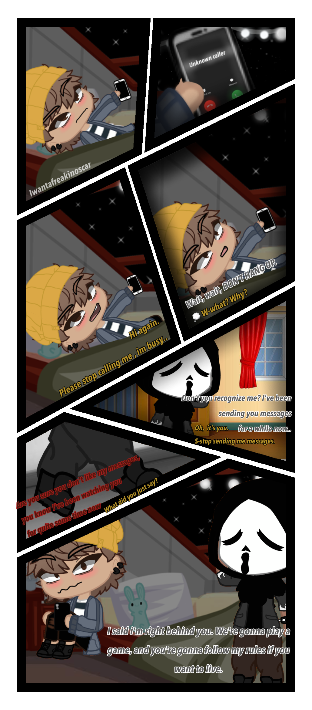 “ I've never received a creepy call before... ☎️“