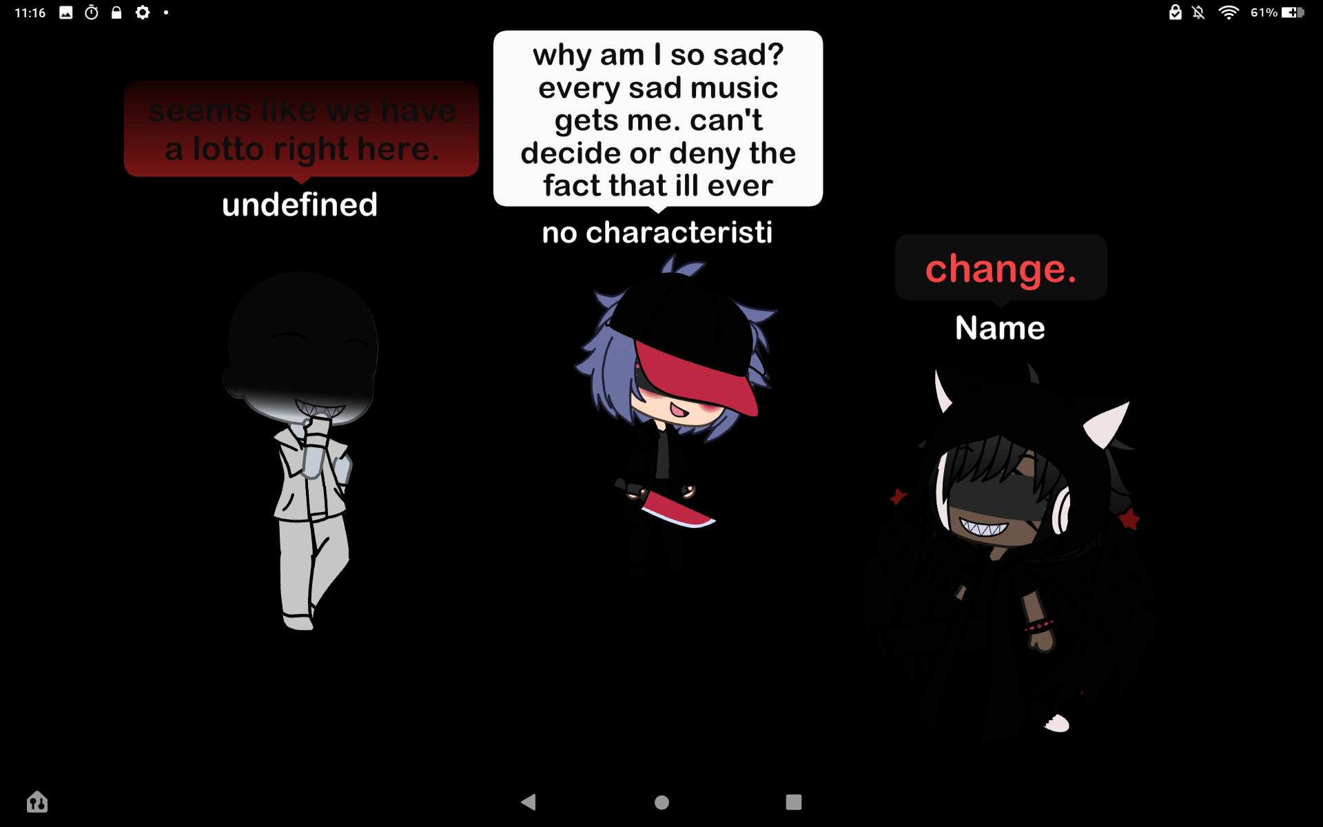 Don't ask about my life I'm just thinking something I can't