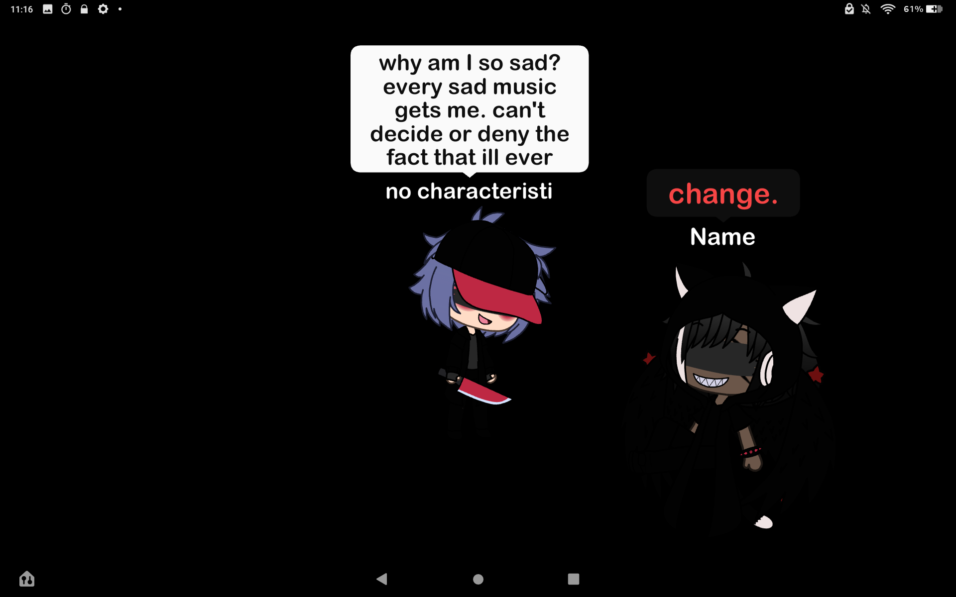 Don't ask about my life I'm just thinking something I can't