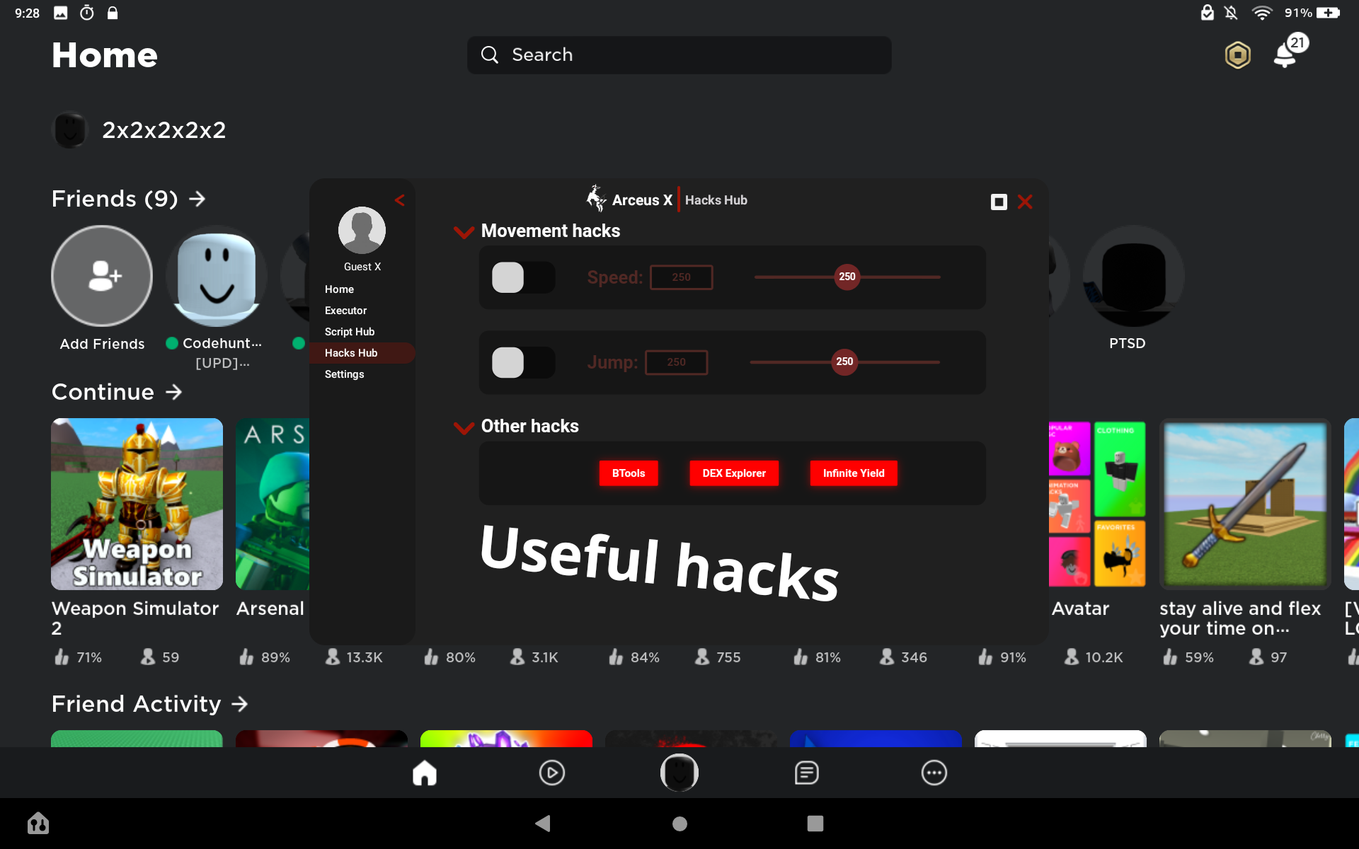 Yes I hack roblox I honestly don't give a fuck if u hate it
