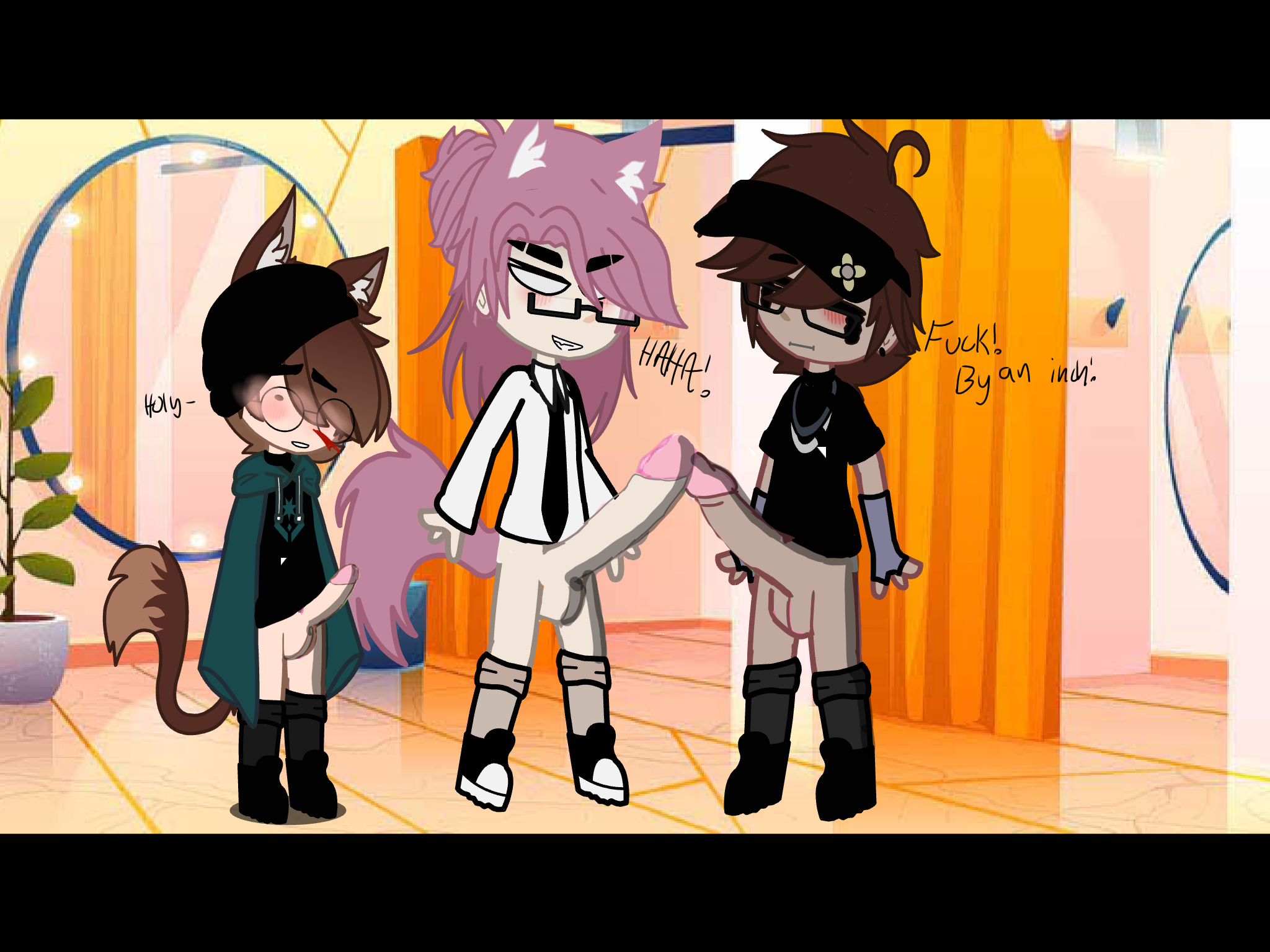 POV: you and your friends have a dick measuring contest 