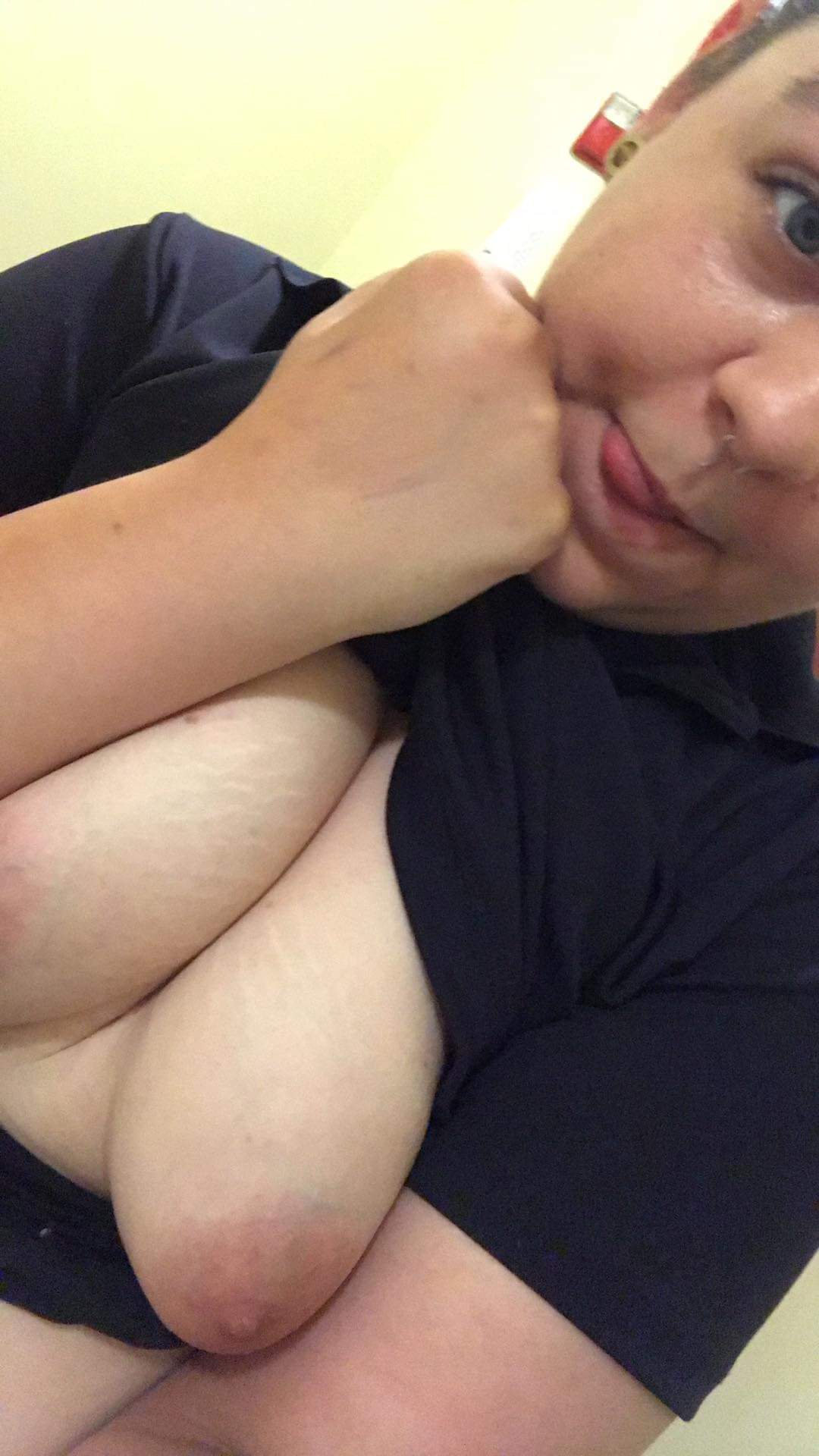 PAWG Selfshot at work