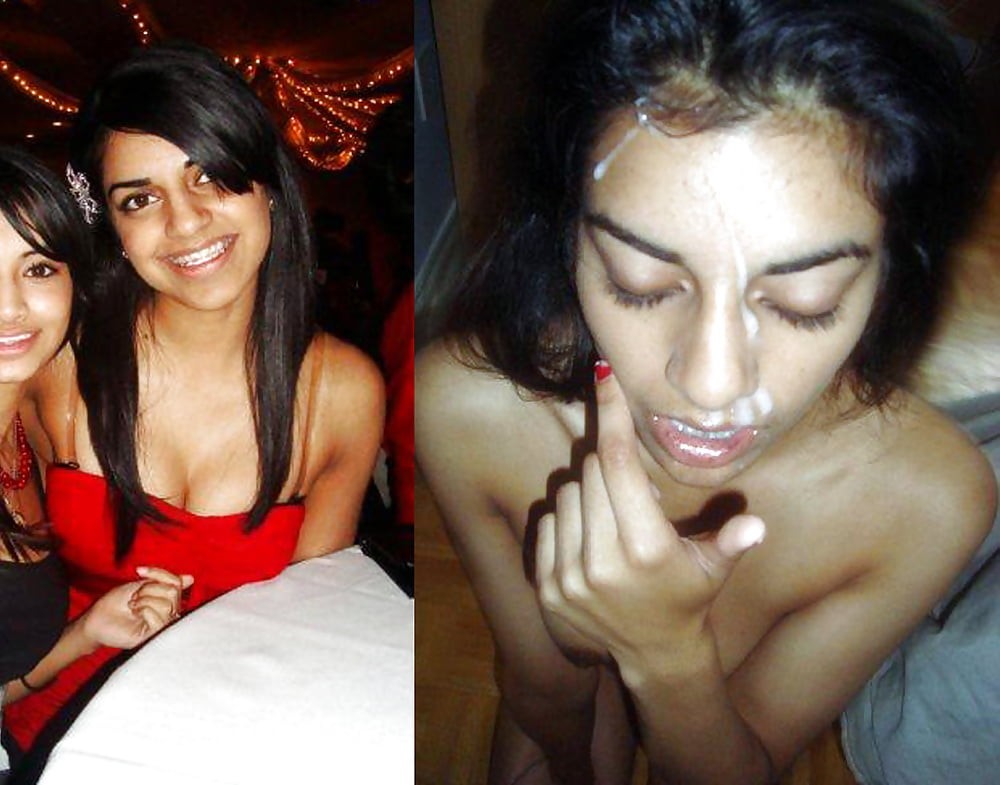 Before / After facial cumshot