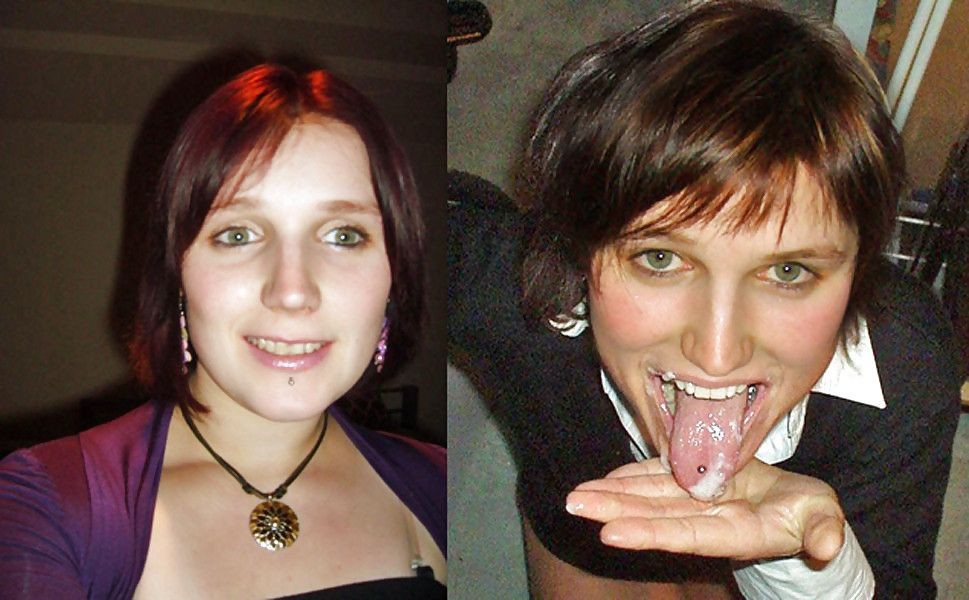 Before / After facial cumshot