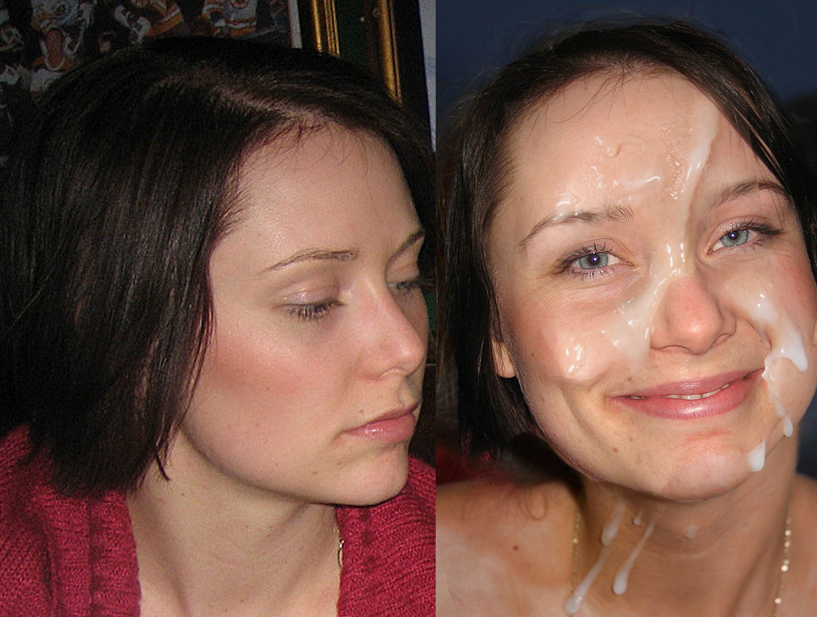 Before / After facial cumshot (49 pictures) - Shooshtime