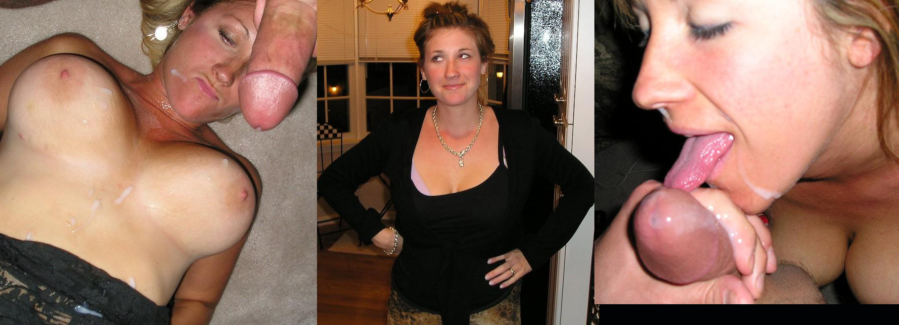 Before / After facial cumshot