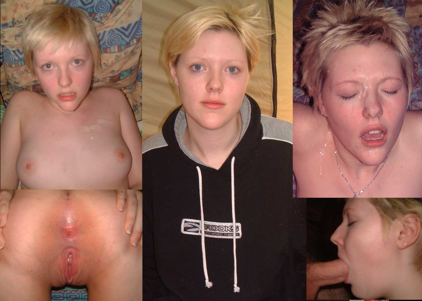 Before / After facial cumshot