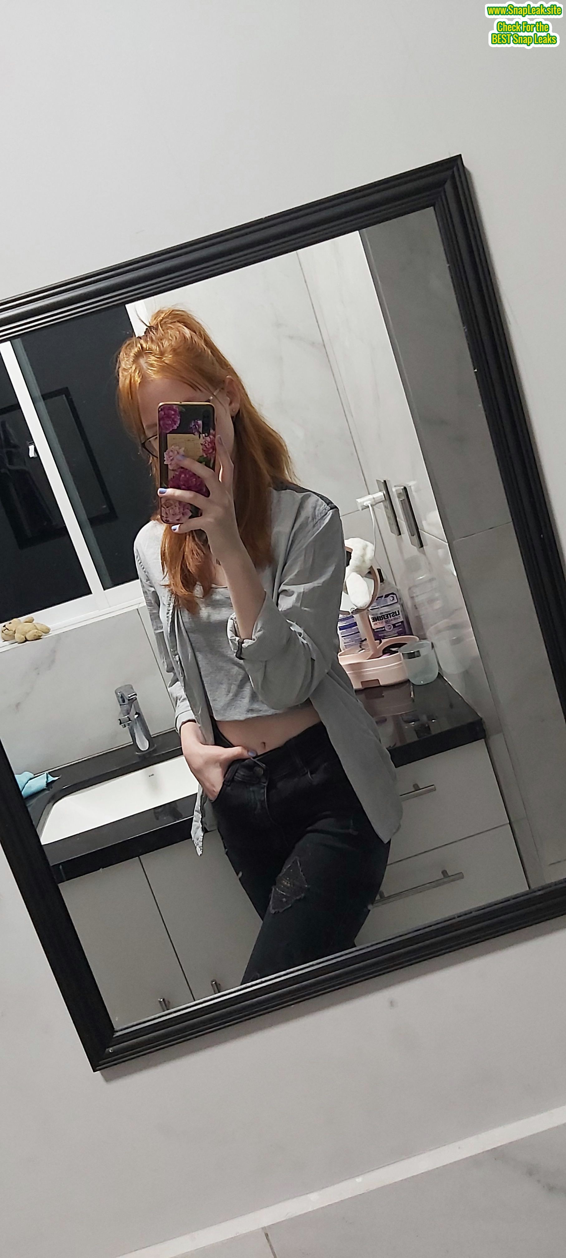 Beautiful RedHead Teen (Leaked Snapchat) (43 pictures) - Shooshtime