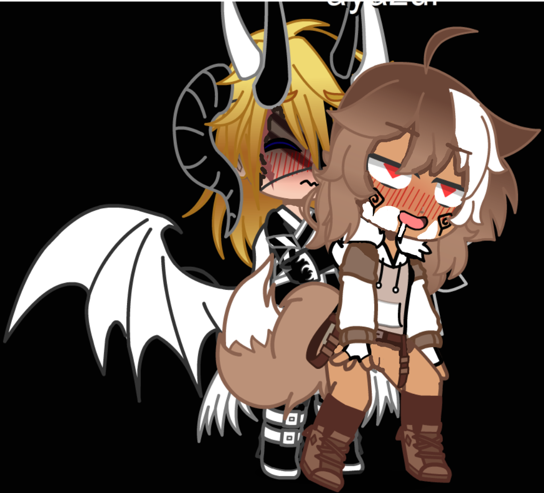 me ( demon form ) being topped by AyAzur