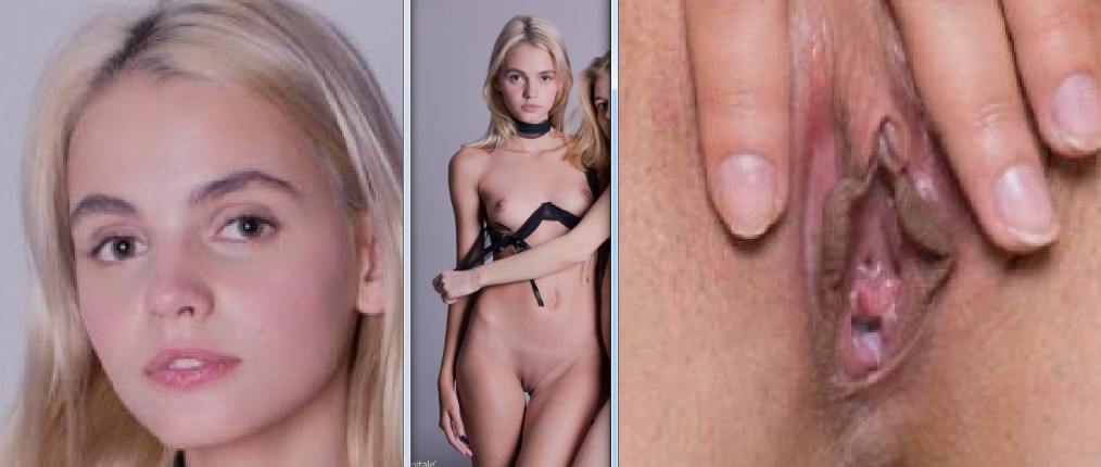 Elena N opens her vagina 2