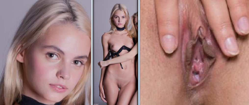 Elena N opens her vagina 2