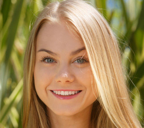 Nancy A opens her vagina