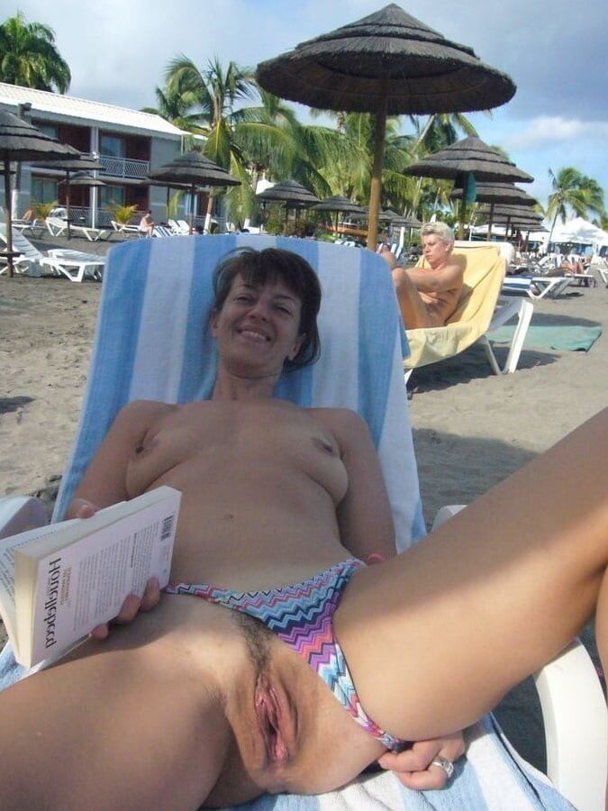 Panties pull to one side 4