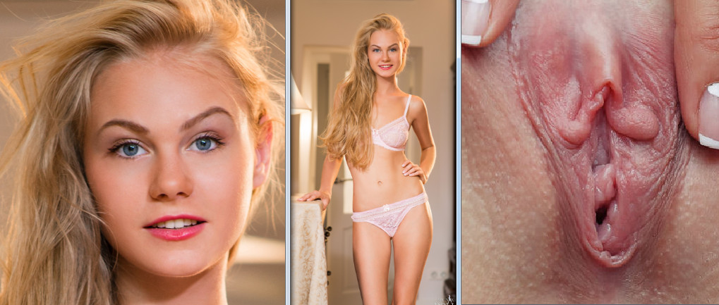 Nancy A opens her vagina 2