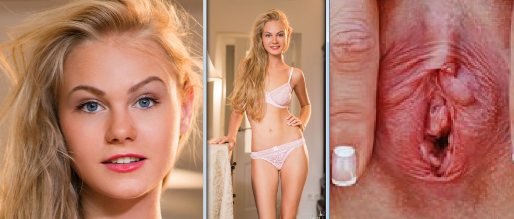 Nancy A opens her vagina 2