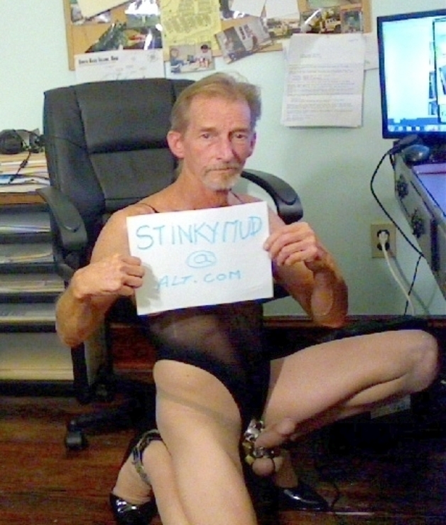 ROBERT MILGATE  FREAK IN A SHEER  TAN PANTYHOSE AND HEELS II