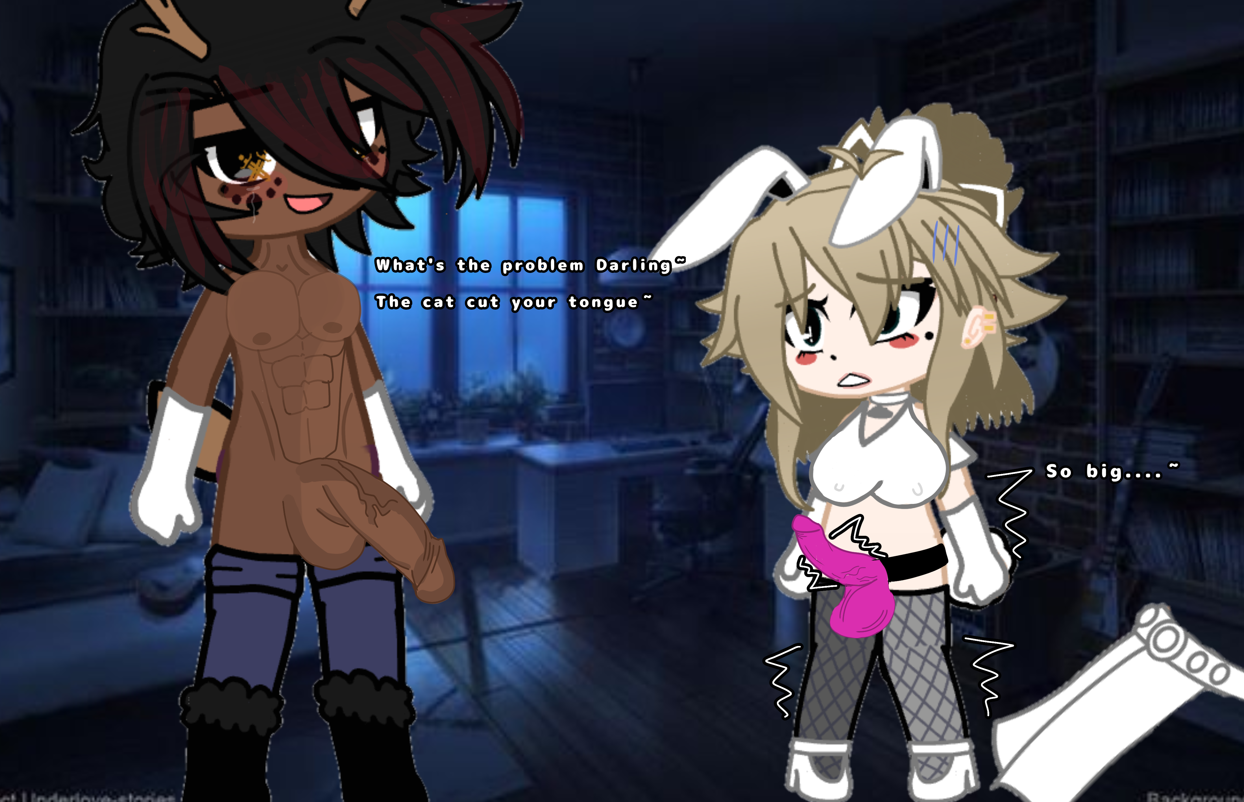 Ange and her tiny toy// Family edit request//