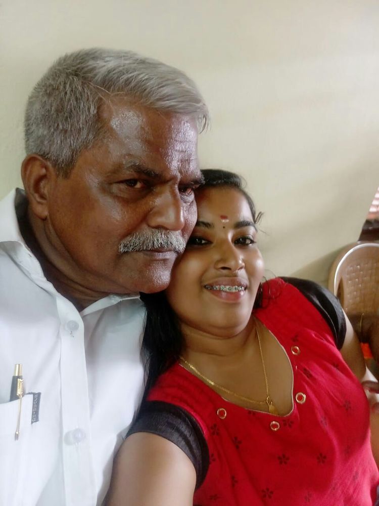 Supriya with her sasur