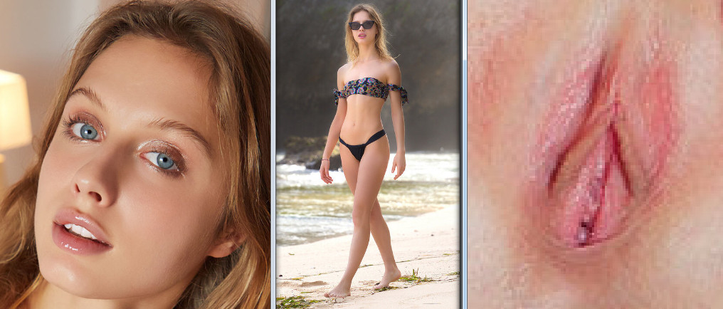 Clarice A opens her vagina