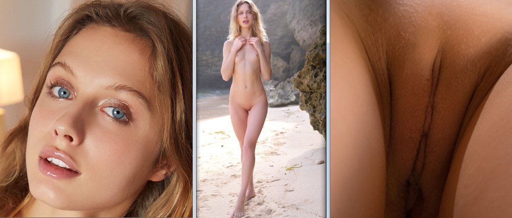 Clarice A opens her vagina