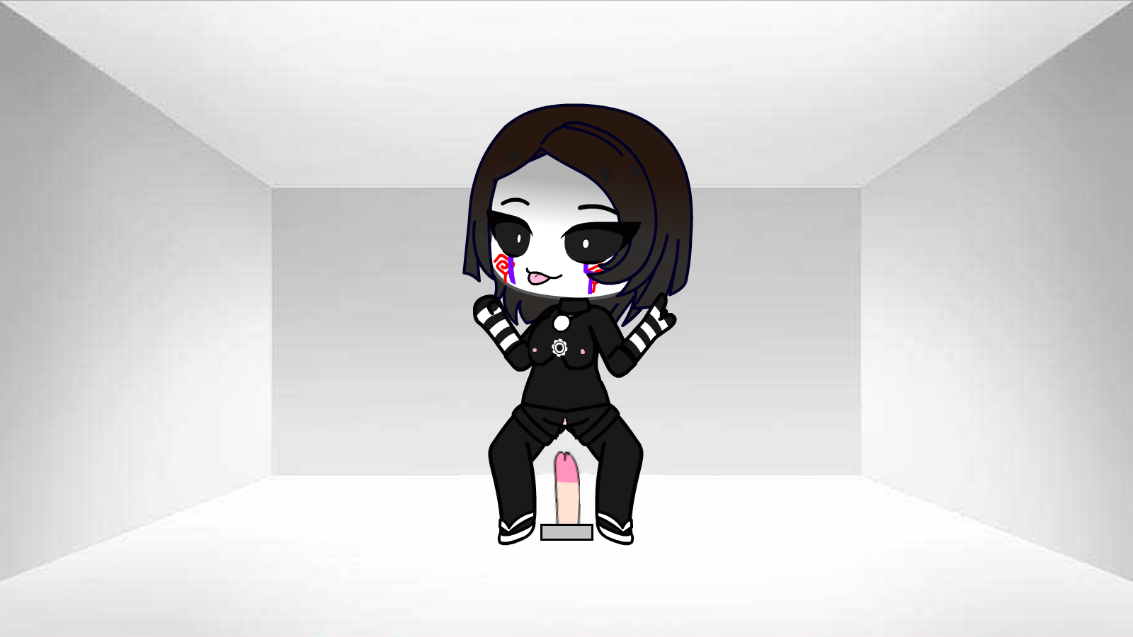 puppet showing you her wet pussy