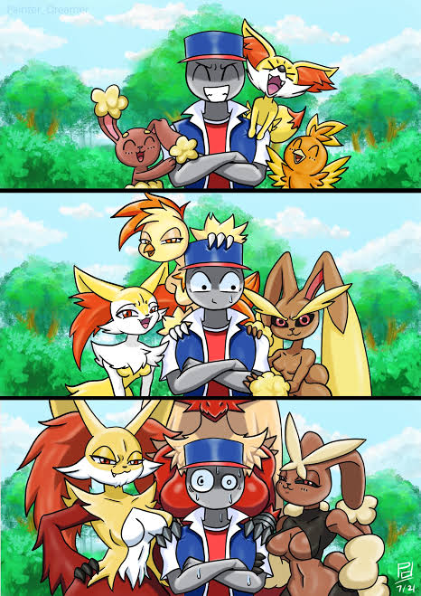 Eu fuck fennekin e torchic e buneary part 01